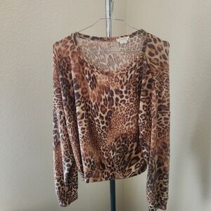 Olivia Rae Long Sleeve Pullover  Top